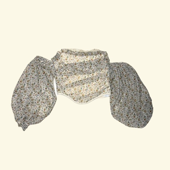 Missguided Tops - Y2K off the shoulder Top